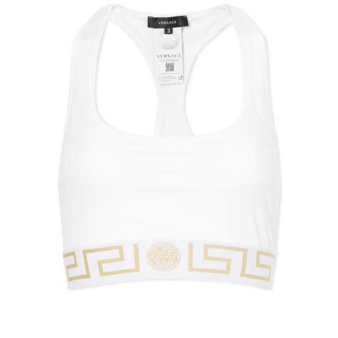 white versace sports bra|Versace sports bra size chart.